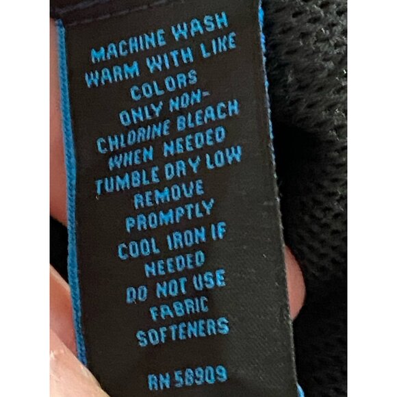 SB Performance Warm Up Jogging Pants Large Moisture Wicking Stretch Navy - Picture 10 of 10